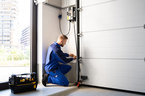 installation porte sectionnelle